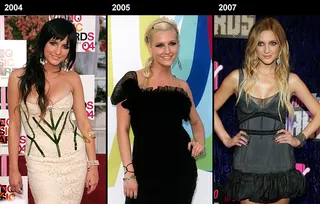 Are they really all the same person?? Ashlee Simpson has majorly changed her look, but her fearless attitude hasn't budged.