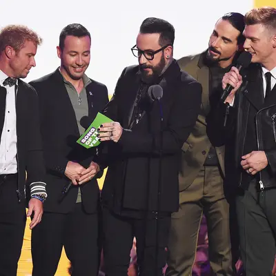The Backstreet Boys present the award for Song of the Year at the 2018 VMAs.