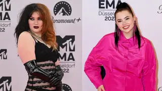 Gayle and Lauren Spencer-Smith at the 2022 MTV Europe Music Awards
