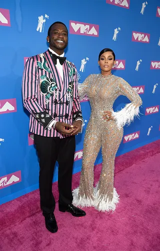 Newlyweds Gucci Mane and Keyshia Ka'oir brought their A+ fashion game to the 2018 VMAs red carpet.