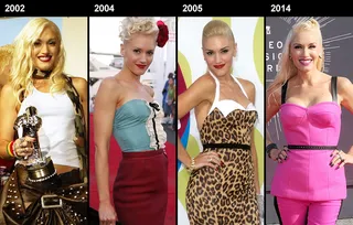 Gwen Stefani knows how to make any color look fab on the red carpet. From casual camo to hot pink lips, Gwen Stefani has got every look down.