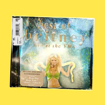 2020 VMA | Artist Spotlight Flipbook Britney Spears at the VMAs CD by Iyanu Ogbara