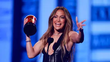 Jennifer Lopez accepts the Generation Award.
