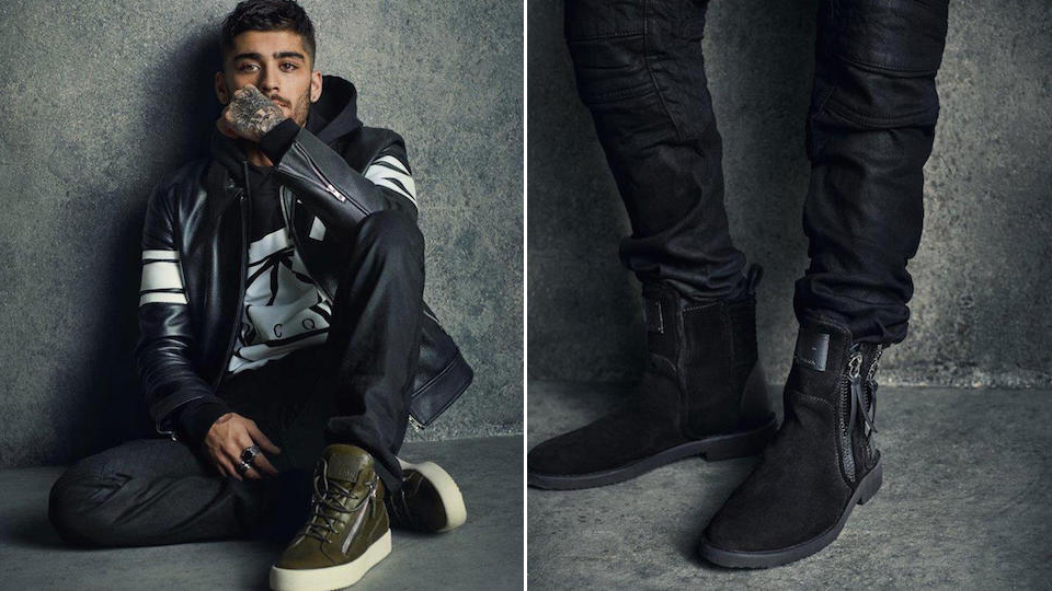 Checkt Zayn Maliks Komplette Schuhkollektion Mit Giuseppe Zanotti News Mtv Germany 