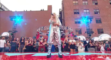 Ava Max performs at the 2019 VMAs Pre-Show.
