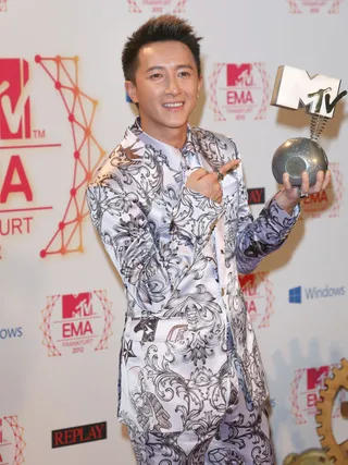 2012 MTV EMA Winners - Han Geng