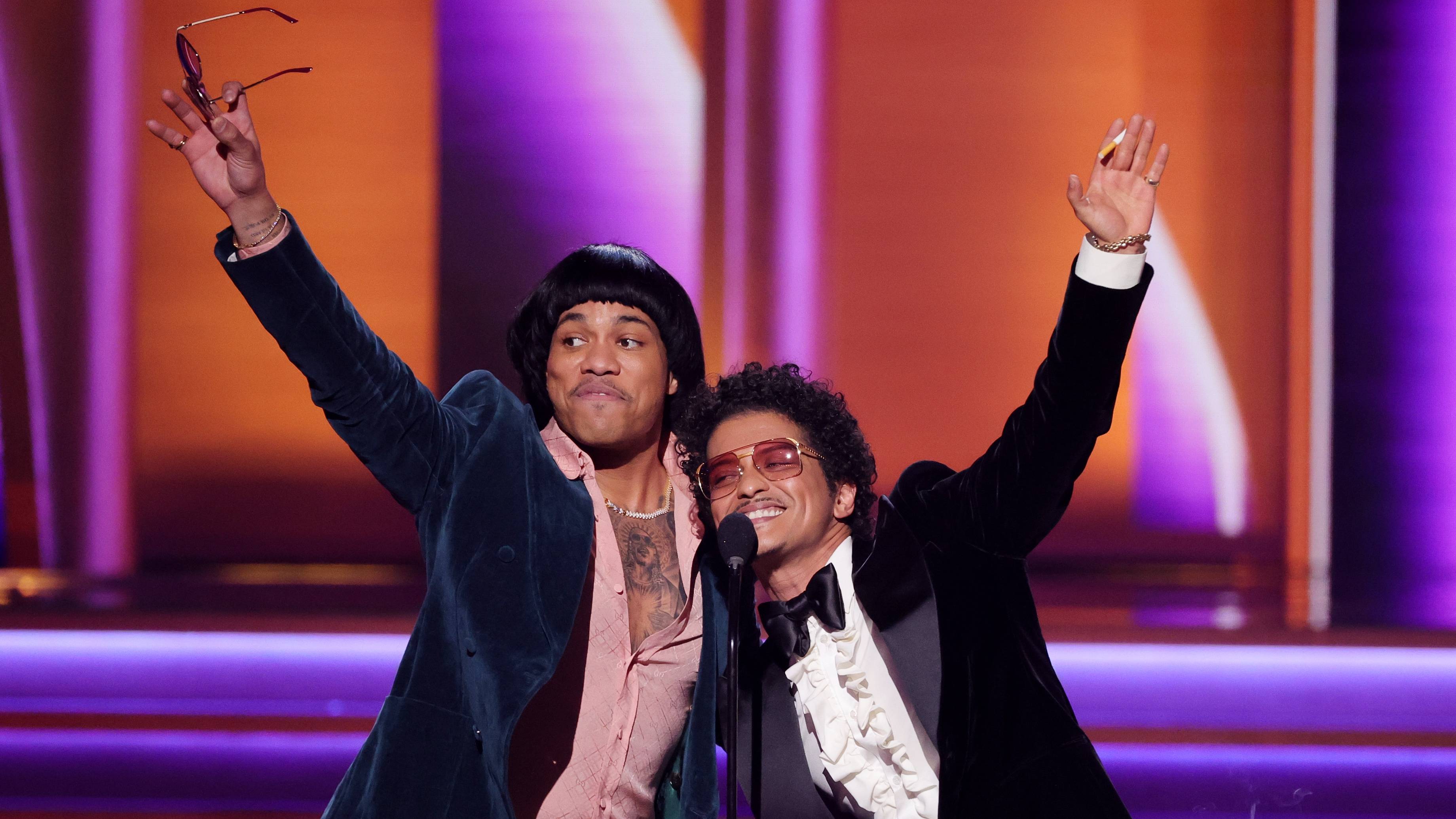 Anderson .Paak and Bruno Mars of Silk Sonic