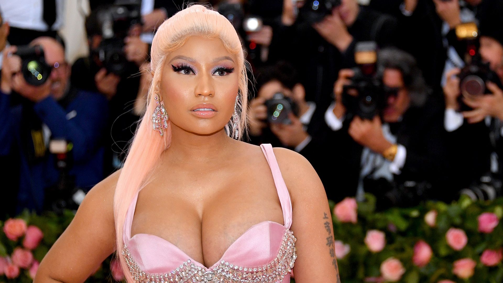 Nicki Minaj on BET Buzz 2020.