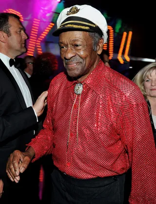 Chuck Berry: October 18 - The rock 'n roll legend turns 85. (Photo: Marcadet- POOL/Getty Images)