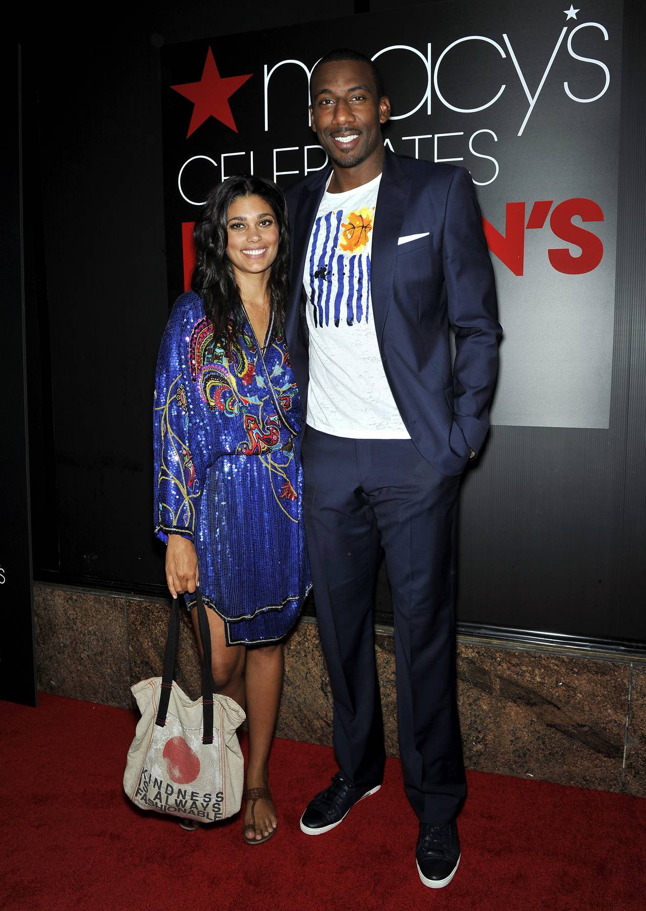 Rachel Roy and Amar'e Stoudemire - During the frenzy of Fashion's Night Out at Macy’s in NYC, Rachel Roy stepped out with Amar'e Stoudemire to debut the new collection they’ve been working on together. Rachel Roy described the line as “polished and chic” that boasted some casual and comfy looks along with edgier “stepping-out” style attire.(Photo: Gilbert Carrasquillo/Getty Images for Macy's)