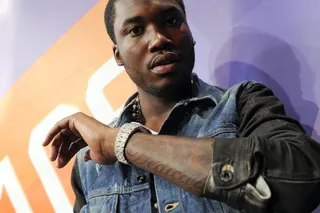 Imma Boss! - Meek Mill showed and proved that he's a boss with the livest audience. (Photo: John Ricard / BET)