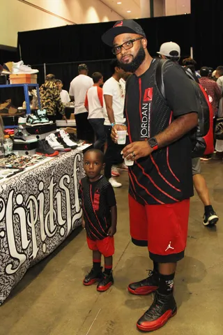 Aw! - Gotta train them early.(Photo: Bennett Raglin/Getty Images for BET)