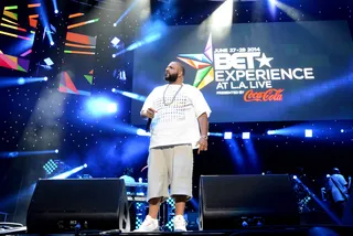 MC Khaled - Producer DJ Khaled hit the stage for a heated performance at the Staples Center.(Photo: Earl Gibson/BET/Getty Images for BET)