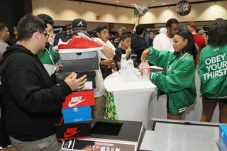 Wanna Trade? - All these sneakers. Ahh!(Photo: Bennett Raglin/Getty Images for BET)