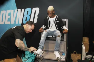 That Boy Stay Clean - Rule No. 1: Keep the shoes on point.(Photo: Bennett Raglin/Getty Images for BET)&nbsp;