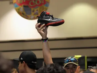 All Hail the Sneaker - Look up!(Photo: Bennett Raglin/Getty Images for BET)