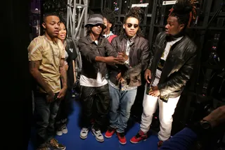 Backstage Cypher? - (Photo: Bennett Raglin/BET/Getty Images)