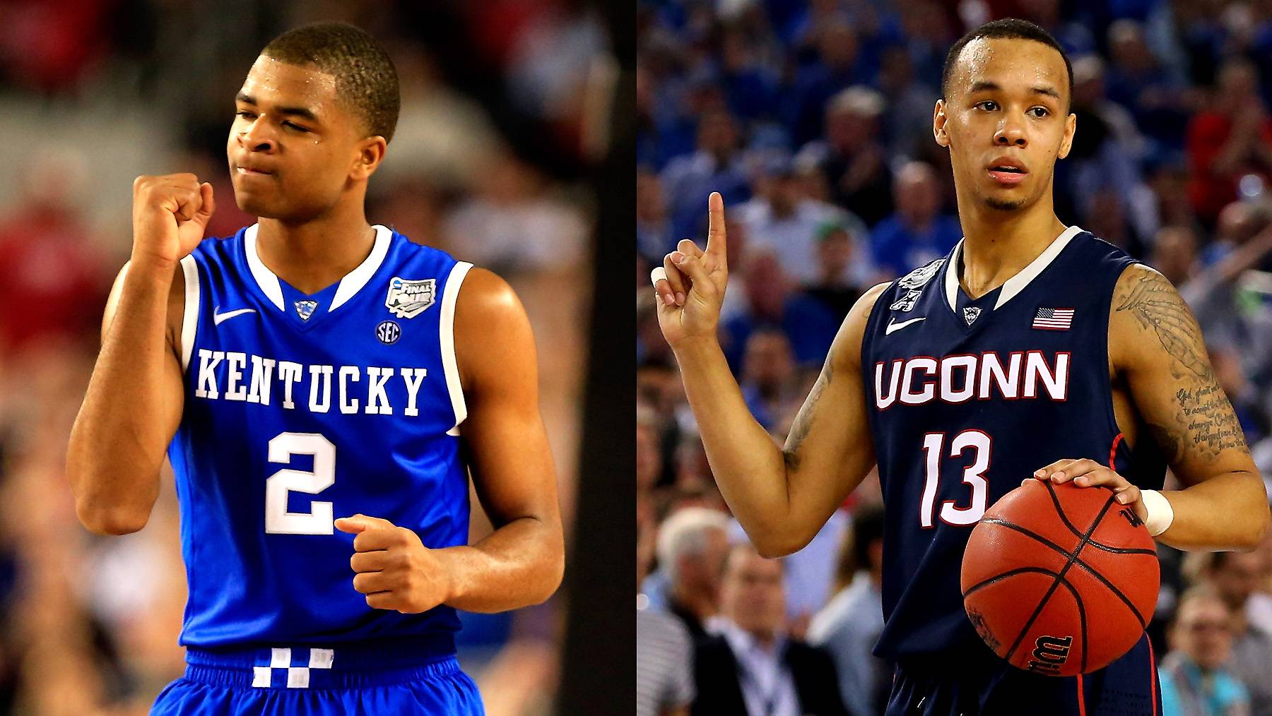 Kentucky, Kentucky Wildcats, UConn, UConn Huskies, Aaron Harrison, Shabazz Napier, NCAA Championship