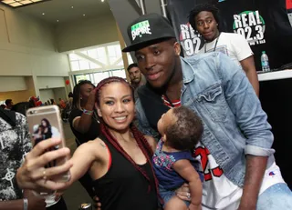 The Baby Has to Get Some Kicks Too - Baby swag. (Photo: Bennett Raglin/Getty Images for BET)&nbsp;