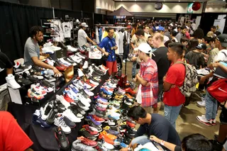 Some Many Options - Look at all of these sneakers.&nbsp;(Photo: Jesse Grant/Getty Images for BET)