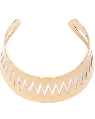 Annelise Michelson 'Carnivore' Choker - This gold-tone brass choker proves that you can still stay fancy while rocking this fashion-forward trend.  (Photo: FarFetch)