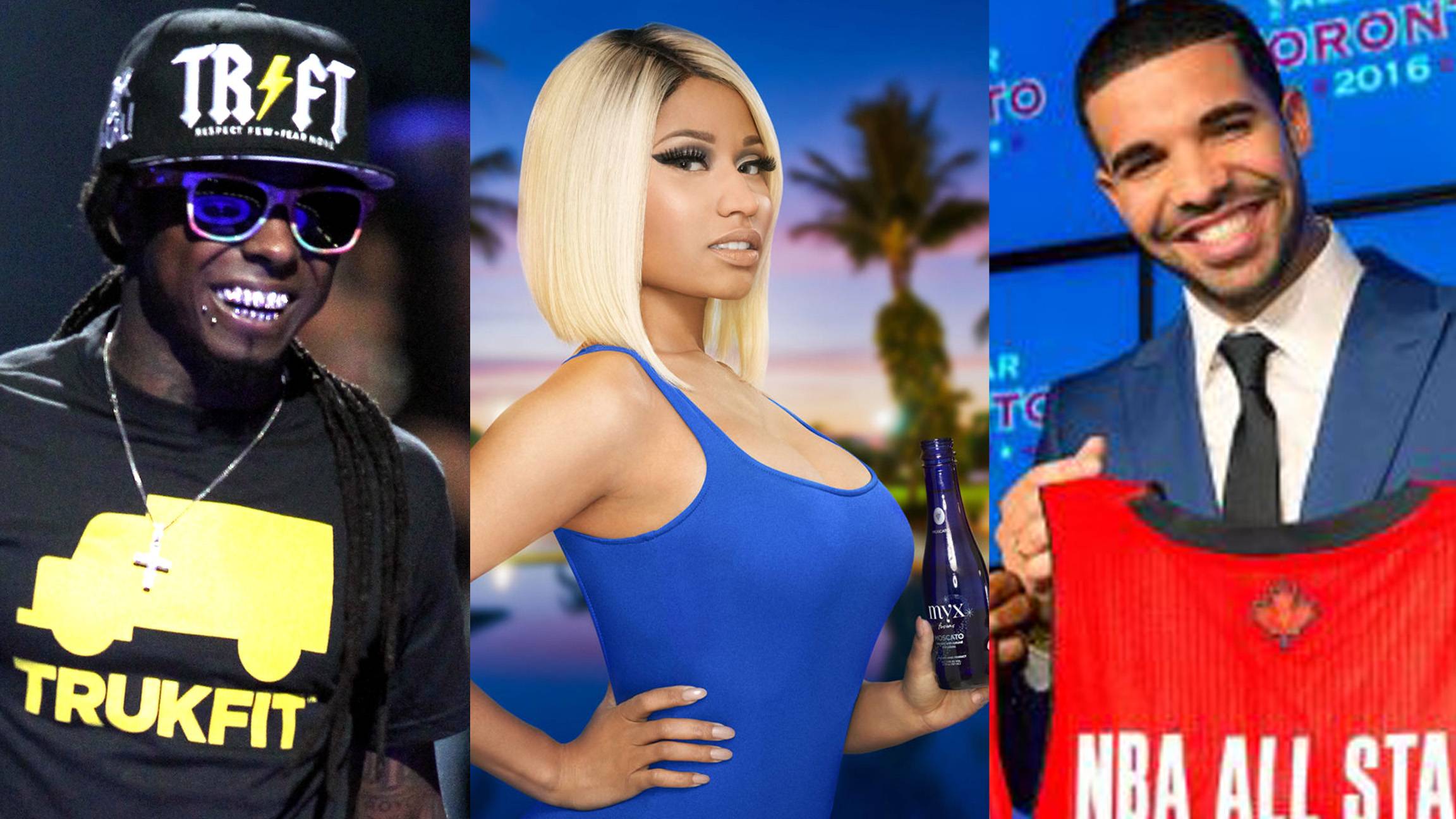 Lil Wayne, Nicki Minaj, Drake