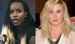 HOOK UP: Angel Haze and Ireland Baldwin - After posting several Instagram pictures together — including plenty of PDA —&nbsp;the&nbsp;rapper&nbsp;and Alec Baldwin's daughter&nbsp;decided to clarify their relationship to the public.&nbsp; "An interracial gay couple, I mean that’s just weird for America right now," Haze told&nbsp;The Independent.&nbsp;"We f**k and friends don’t f**k."  (Photos from left: Ian Gavan/Getty Images, Ben Gabbe/Getty Images)