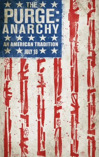 The Purge: Anarchy - The dipping mercury makes it a great time to stock up on DVDs and other forms of at-home entertainment. This month we like the sequel to the 2013 sleeper hit about citizens preparing for their country's annual 12 hours of consequence-free anarchy. Special features on DVD/Blu-Ray (out October 21) include deleted scenes and a making-of featurette.  (Photo: Universal Pictures)