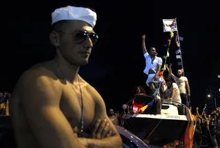 Every Action Has a Reaction - The third Thessaloniki Pride Festival in Greece was a two-day event that ended with a outside concert. Conservatives criticized the event and there was even a march organized against &quot;the sodomites&quot; on Friday.(Photo: AP Photo/Nikolas Giakoumidis, File)