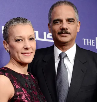 Eric Holder and Dr. Sharon Malone - Eric Holder and Dr. Sharon Malone.&nbsp;(Photo: Kris Connor/Getty Images)