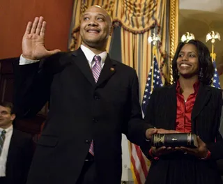 André Carson and Mariama Shaheed-Carson - André Carson and Mariama Shaheed-Carson.&nbsp;(Photo: Bill Clark/Getty Images)