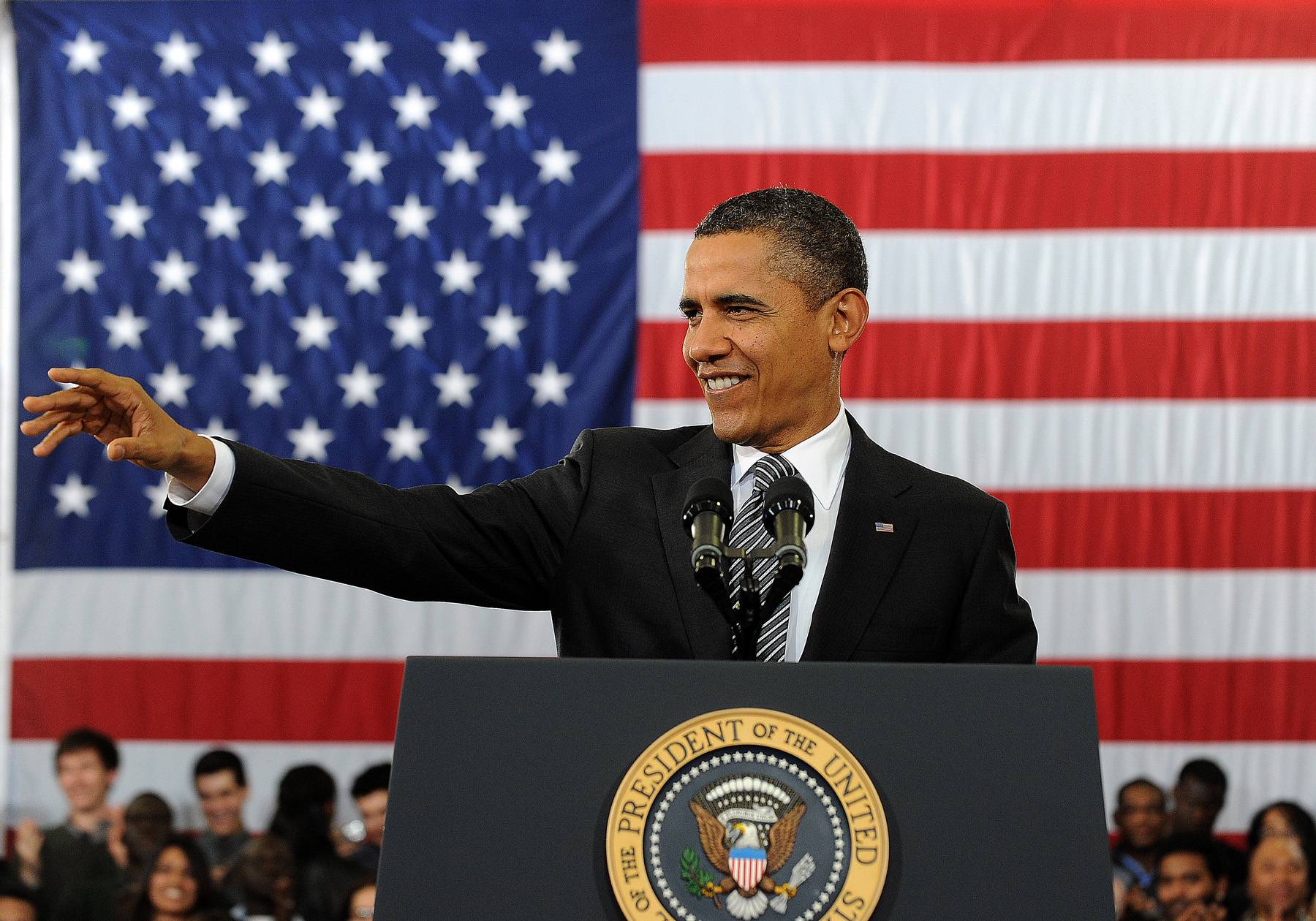 Obama Announces $8 Billion Fund to Decrease Unemployment&nbsp; - On Monday, the commander-in-chief called on Congress to create an $8 billion fund to get community colleges and businesses to work together and train two million workers with skills that will lead directly to jobs as part of his proposed $4 trillion budget for 2013.(Photo: JEWEL SAMAD/AFP/Getty Images)