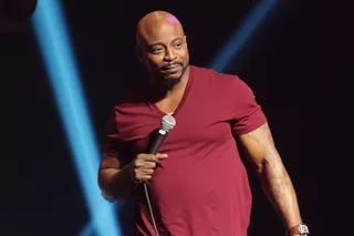 Rush dishes the jokes - Comedian Rudy Rush hits the stage at Centric Presents: The Next Comedy All-Star during the 2014 BET Experience.(Photo: Leon Bennett/BET/Getty Images for BET)