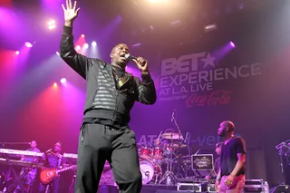 Fresh Bars - Rapper and professional beatboxer Doug E. Fresh showcased his skills to an intimate crowd on the BET Experience stage.(Photo: Maury Phillips/BET/Getty Images for BET)