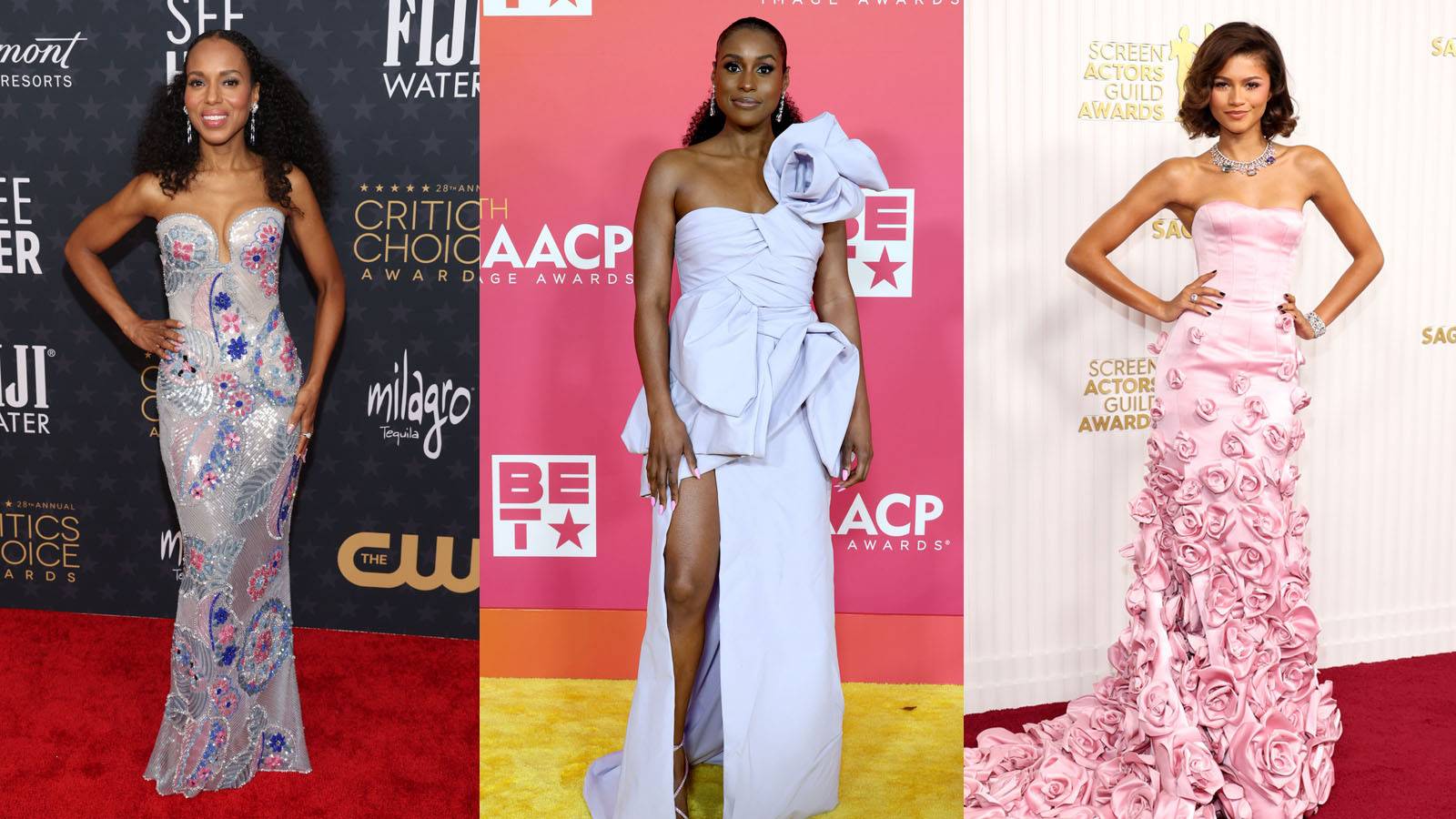 Kerry Washington, Issa Rae, and Zendaya