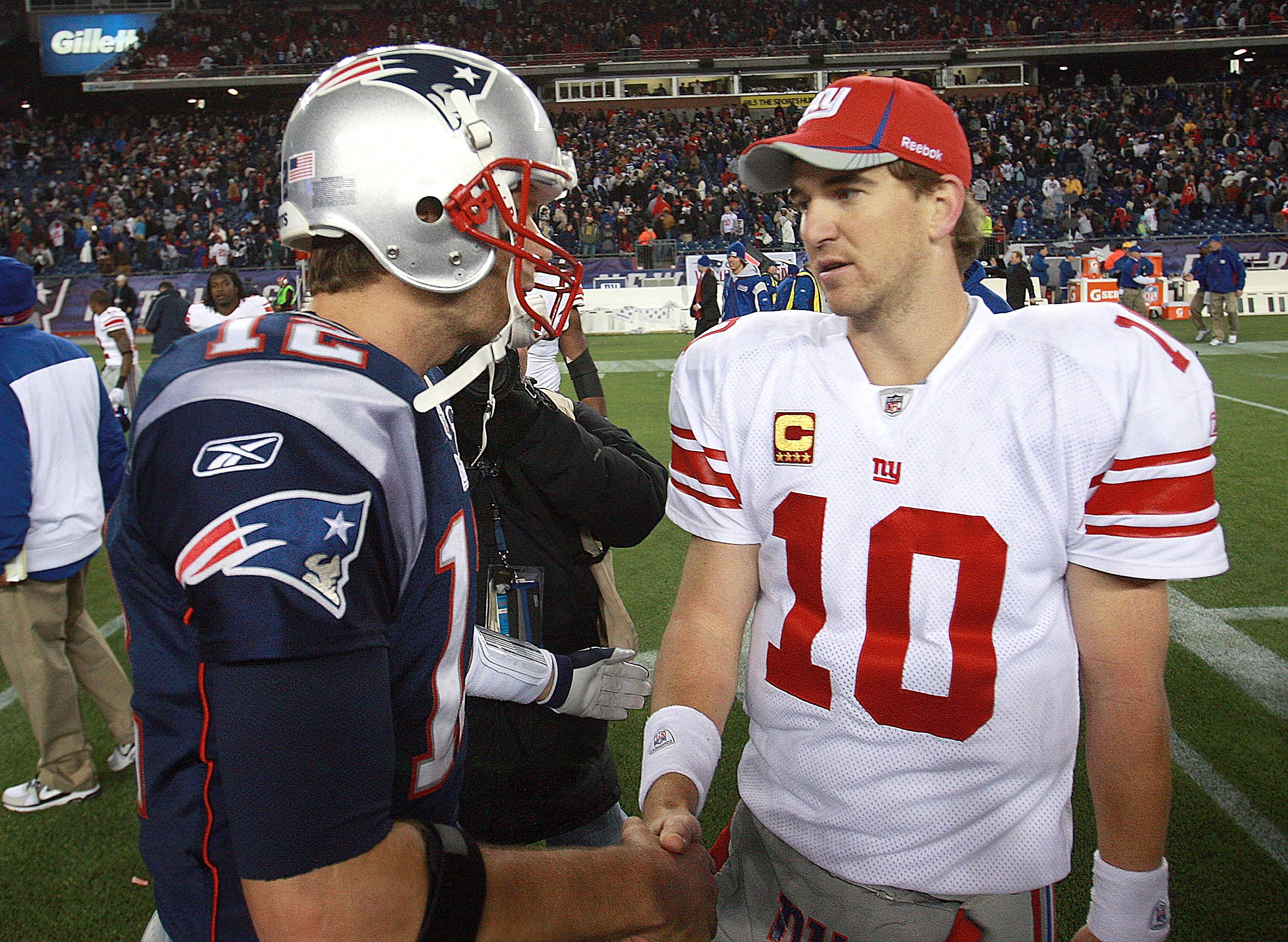 Who’s the Bigger Star? - “Brady was less than his usual stellar self in the AFC game, throwing no touchdowns and two interceptions, and said afterward: “I [stunk] pretty bad today.” According to the Washington Post, “It was Manning who was the star Sunday, throwing 58 passes without a single interception. One thing is certain: Manning, not Brady, is the hottest quarterback heading to Indianapolis, and that’s not something anyone would have expected when the season began.”(Photo: Jim Rogash/Getty Images)