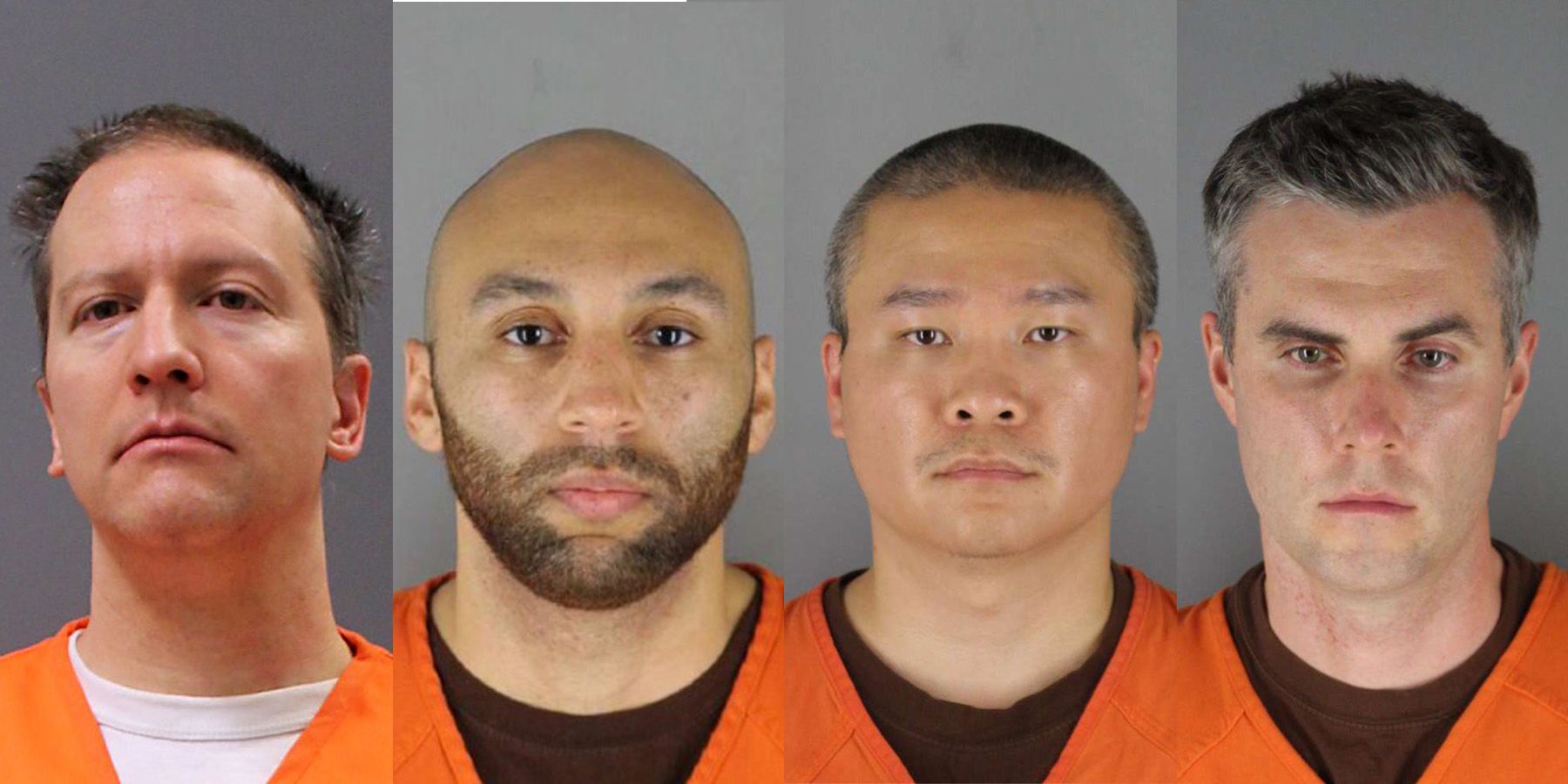 (Photos from left: Minnesota Department of Corrections via Getty Images, Hennepin County Sheriffâs Office)