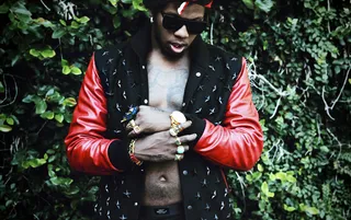 He's a Star - We love Trinidad's star-emblazoned Joyrich jacket with contrasting sleeves. We'd definitely steal this piece any day.  (Photo: Courtesy Wish ATL/Gavin Guidry)