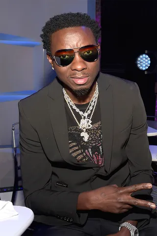 Actor Michael Blackson&nbsp;hangs around backstage. - (Photo: Marcus Ingram/Getty Images for BET)&nbsp;