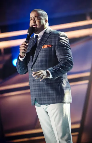 Jason Nelson - Verity Records recording artist Jason Nelson opened the show with a powerful performance of his single "Shifting the Atmosphere."  (Photo: Darnel Williams Photography/BET)