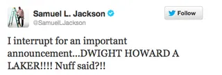 Samuel L. Jackson (@SamuelLJackson) - (Photo: Twitter)