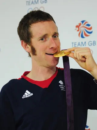 Most Cycling Medals Won by a Man (7) - Athlete: Bradley Wiggins Country: United Kingdom Date: Aug. 1 Additional Record: First cyclist to win the Tour de France and an Olympic gold medal in the same year.   (Photo: Stu Forster/Getty Images)