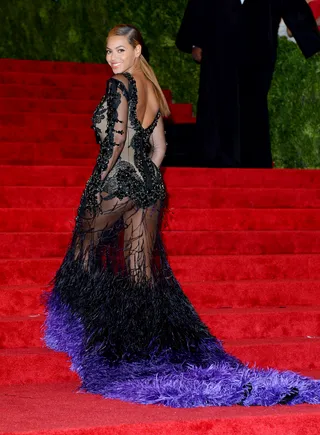Designer Everything - Earning $40 million in one year buys you the right to step out in a sexy sheer Givenchy gown four months after giving birth. Who cares what the critics have to say?  (Photo: PA PHOTOS /LANDOV)