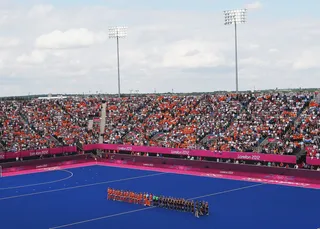 Netherlands Wins Semifinal - The Netherlands triumphed over New Zealand in the women's hockey semifinal match. (Photo: Daniel Berehulak/Getty Images)