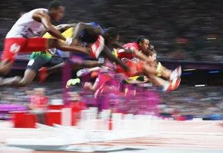 Top-rated Merritt Wins 110m Gold - Aries Merritt of the United States won the gold in the men's 110m hurdles final. (Photo: Julian Finney/Getty Images)