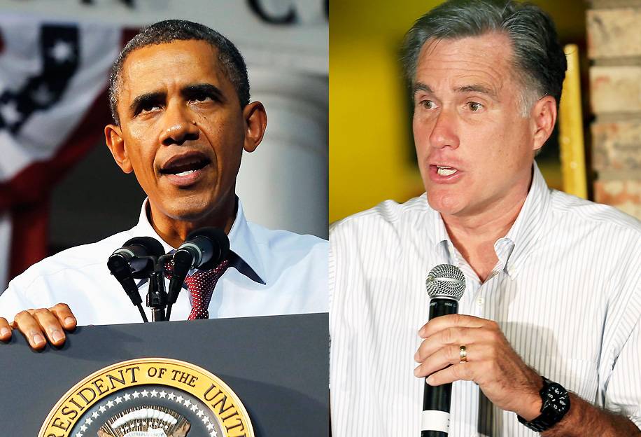 Barack Obama and Mitt Romney On the Trail Aug. 7