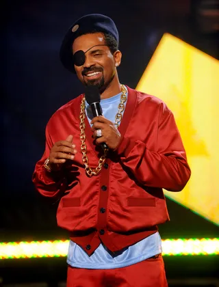 Slick Mike Epps - Hip Hop Awards 2010 — &nbsp;Mike Epps had the audience cracking up when he dressed like rap legend Slick Rick in 2010.(Photo: Brad Barket/PictureGroup)