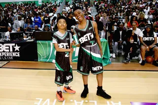 The Youngin's&nbsp;Miles Brown (L) And Jahi Di'Allo Winston Posing For A Quick Flick - (Photo: Bennett Raglin/Getty Images for BET)