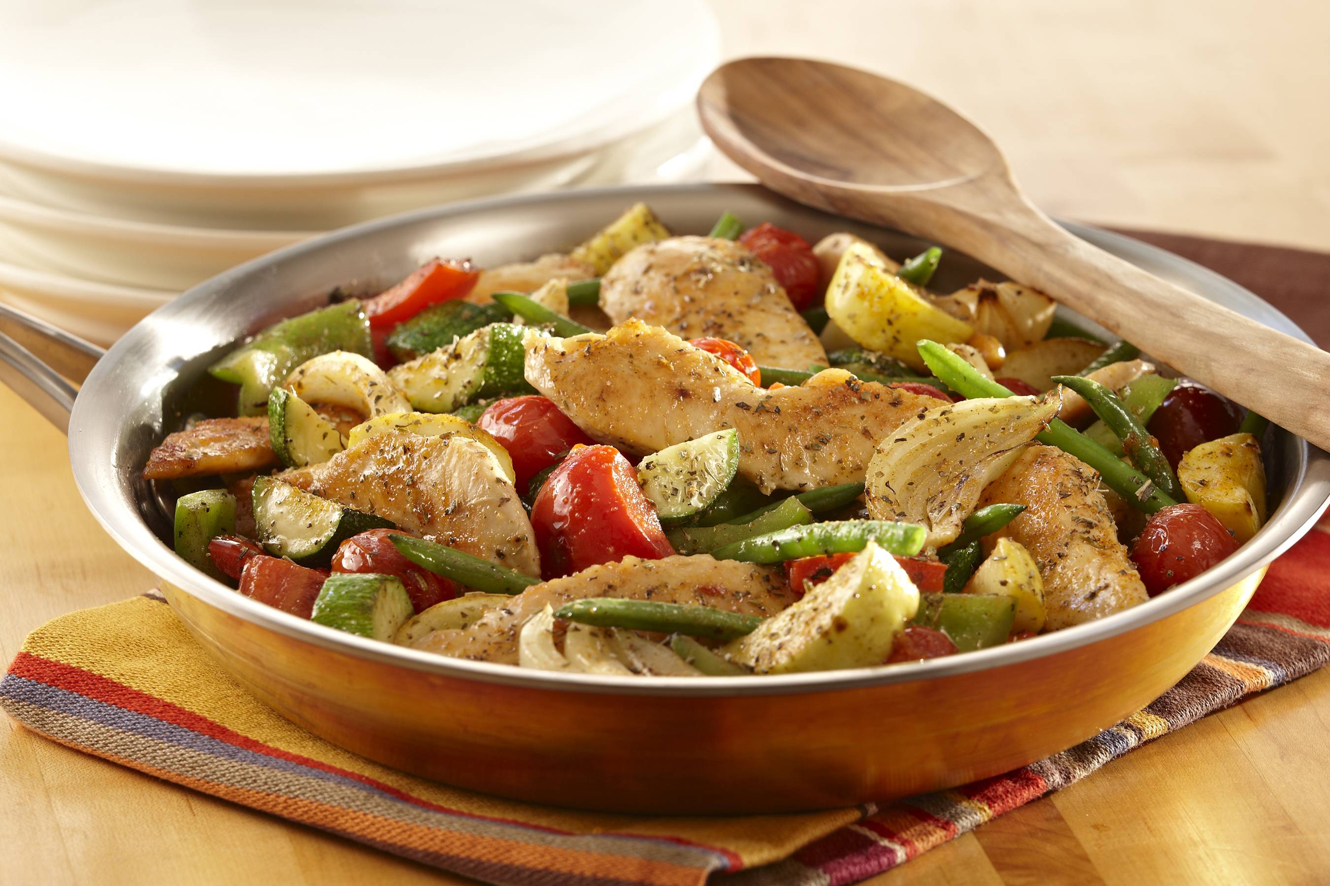 Italian Chicken and Vegetable Saute