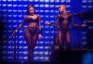 A Fine Mesh - Nicki and her crew played 17 shows in 9 countries over 4 weeks — impressive!&nbsp; (Photo: WENN.com).